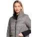 Betty Barclay - 7306 1040 Gewatteerde jas reversible zwart-print.